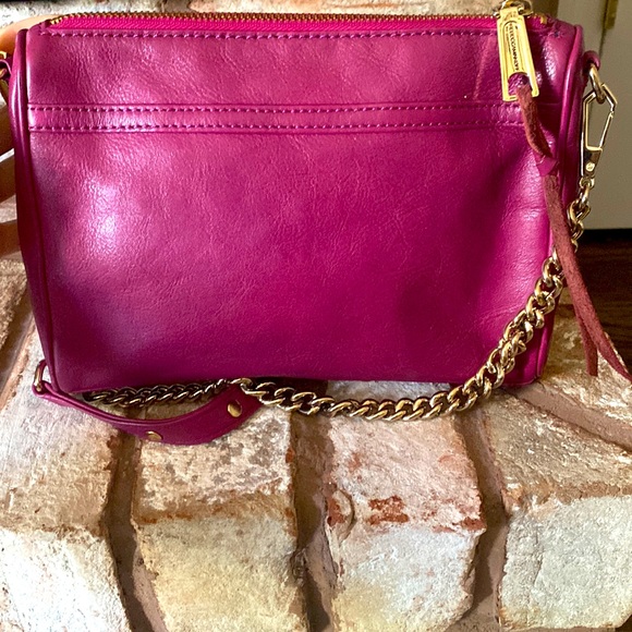 Rebecca Minkoff Fuchsia Mini Mac Crossbody Bag - Picture 3 of 4